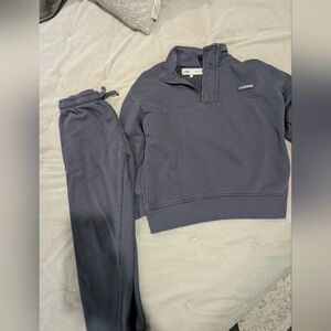 Zara Kids Dark Blue Sweatpants & Pullover Set